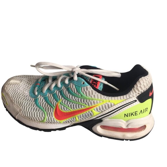 Nike Air Max Torch 4 Shoes Womens Size 8 White Volt Teal Sneakers CW5607-100 - Picture 8 of 13